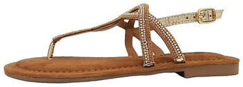 Lazamani Damen Pantolette braun