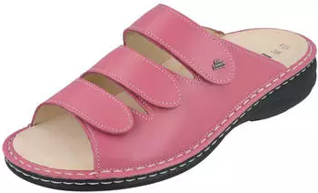 Finn Comfort Hellas rosa Pantolette Wechselfußbett