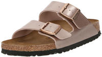 Birkenstock Arizona Birko-Flor Metallic Damen-Sandalen Kupfer