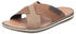Rieker Pantolette Leder gekreuzte Riemen 21088