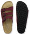 AFS Pantolette Leder Fußbett beere