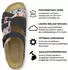 AFS Pantolette Leder Fußbett navy paint