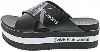 Calvin Klein Flatform Sandal Crisscros Pantolette schwarz
