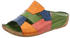 Gemini Pantolette Leder Patchwork Optik Keilabsatz 336052-02