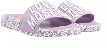 Moschino Sandalen Pool Slides violett