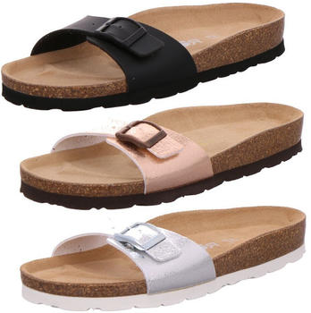 Rohde ALBA Damen Pantoletten Slipper Schwarz