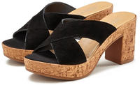 LASCANA Pantolette "Sommerschuh, offener Schuh, Sandalette, Mule," aus Leder mit