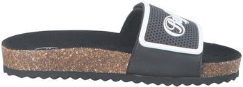 Buffalo Raquel Slide Schwarz Synthetik