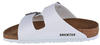 Birkenstock 552681, Birkenstock Arizona BF Sandalen Herren in white, Größe 45 weiß