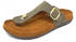 Rohde Zehentrenner Pantolette Leder Rodigo-D 5860 grün