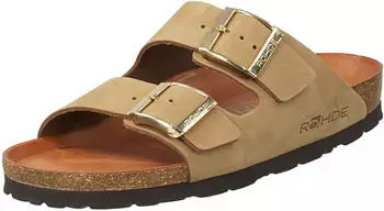 Rohde ALBA Damen Pantoletten Slipper Sandalen Sommerschuhe Freizeitschuhe Natur