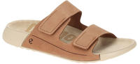 Ecco Pantolette "COZMO W" Sommerschuh, Schlappen mit zwei Klettverschlussriemen