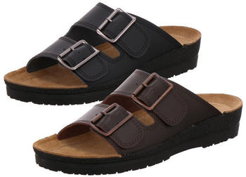 Rohde Neustadt NATURFORM Herren Sandalen Pantolette Hausschuhe schwarz 1508