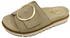 Tamaris Comfort Pantolette Sandalen Leder beige 87106