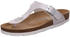 Rohde Zehentrenner Pantolette Metallic-Optik Alba 5600 weiß