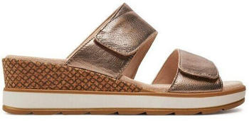 Caprice Pantoletten 9-27250-42 taupe metallic 341