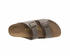 Birkenstock Pantolette grau flacher Absatz