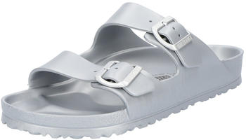 Birkenstock Pantolette Arizona silber