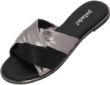 Palado Pantolette 'Okora' schwarz silber