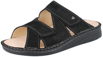 Finn Comfort Lome Herren Pantolette schwarz Nubukleder
