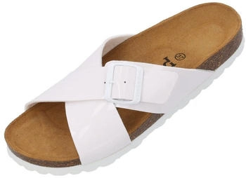 Palado Vanelis Pantolette weiß lack