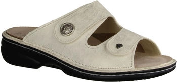Finn Comfort Zeno Pantolette oro steam Leder Stretch