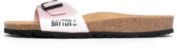 Bayton Pantolette 'Zephyr' beige pink schwarz