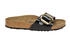 Birkenstock Madrid Big Buckle Pantolette schwarz Lack SCHMAL 1027785
