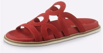 Heine Pantolette rot Rindsleder Glattleder 73402850