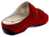 Berkemann Fedora Pantolette rot Velours Wechselfußbett