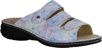 Finn Comfort Hellas Damenpantolette sky blau Leder