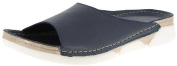 Andrea Conti Damen Pantolette Leder breiter Riemen sportliche Sohle 0529610