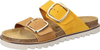 Dr. Brinkmann Pantolette aus Veloursleder gelb