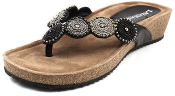Lazamani Wedge Beads Slippers Damen