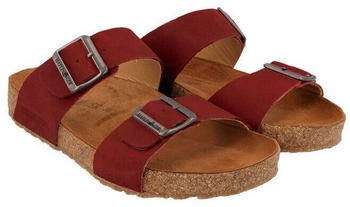 Haflinger Pantoletten Bio Andrea rot country
