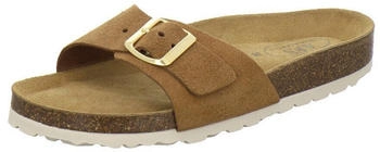 AFS Damen-Pantoletten 2112 cognac velour