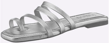 Heine Pantolette schwarz anthrazit metallic Leder 87356727-37