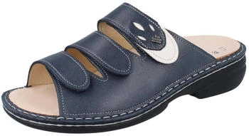 Finn Comfort Kos Pantolette blau ozean jasmin Glattleder