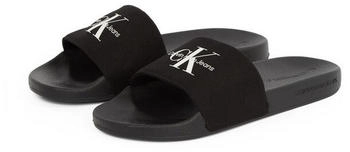 Calvin Klein SLIDE MONOGRAM WMNS Pantolette schwarz