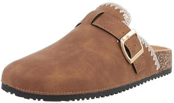 Ital Design Mules offener Ferse 1381 camel