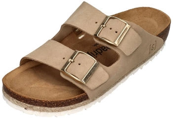 espadrij VELOUR Keilpantolette beige