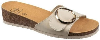 Scholl Amalfi Pantolette Sandale beige
