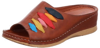 Gemini Damen Pantolette braun