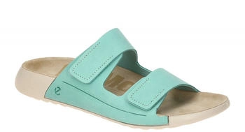 Ecco Cozmo Pantolette hellblau 2fach Klett 206823