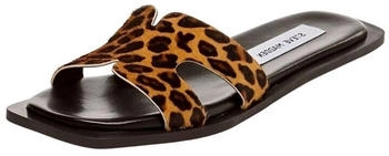 Steve Madden Leder Pantoletten Leopard