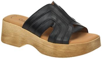 Gabor Plateau Pantolette schwarz Nappa 64 521