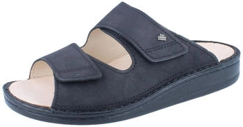 Finn Comfort Riad Pantolette schwarz Nubukleder