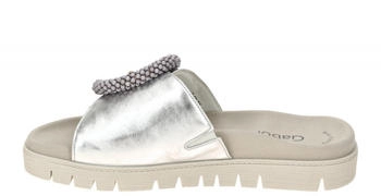 Gabor Pantolette silber metallic 63 61