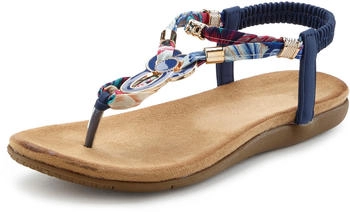 Lascana Zehentrenner Sandale blau