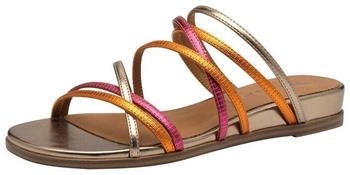 Tamaris Pantolette orange Kunstleder